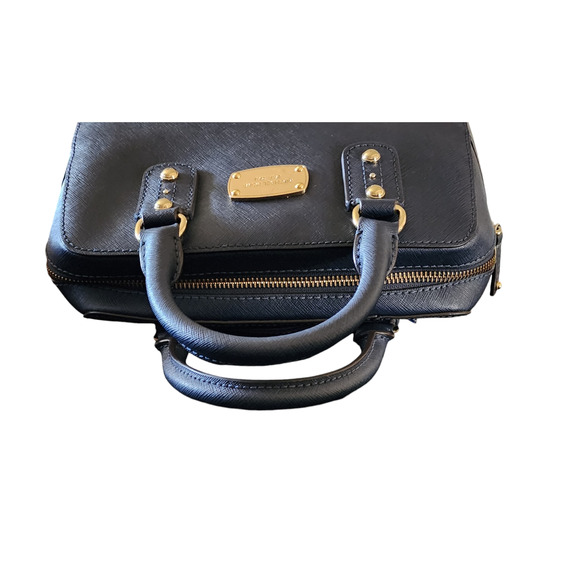 Michael Kors Satter Calf Navy Leather Small Satchel (35S5GSAS1L) & wallet - Picture 10 of 11